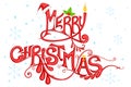 Ornamental Background of Merry Christmas