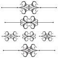 Ornamental Bar Line Divider 42