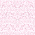 Ornamental beauty lace pink background, floral pattern