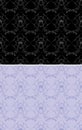 Ornamental black and lilac backgrounds