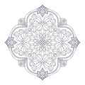 Ornamental bohemian Mandala. Tattoo art design