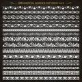 Ornamental border frame line vintage patterns 2 vector Royalty Free Stock Photo