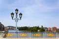 Ornamental bridge railing in Liege