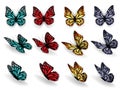 Ornamental butterflies