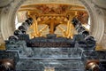 Ornamental canopy inside the Saint-Louis-des-Invalides Cathedral