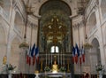 Ornamental canopy inside the Saint-Louis-des-Invalides Cathedral,