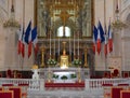 Ornamental canopy inside the Saint-Louis-des-Invalides Cathedral, Royalty Free Stock Photo