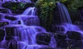 Ornamental Cascade waterfall - Virginia Water, Surrey, United Kingdom Royalty Free Stock Photo