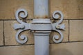 Ornamental cast iron downpipe