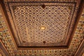 An ornamental ceiling of a fort