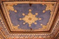 An ornamental ceiling of a fort