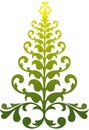 Ornamental christmas tree