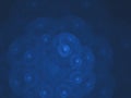 Ornamental circles blue techno background Royalty Free Stock Photo