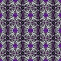 Ornamental Colourful Seamless High Resolution Pattern in purple and white