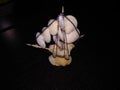 Ornamental crafts made of shells boat