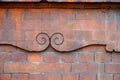 Ornamental Curlicues In Brickwork