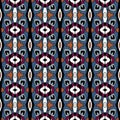 Ornamental decorative seamless pattern. Vector background texture. Royalty Free Stock Photo