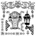 Ornamental design element of Lviv historical