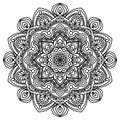 Ornamental detailed floral mandala, persian, turkish, arabic, circular complex pattern