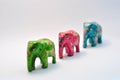 Ornamental elephants Royalty Free Stock Photo