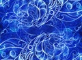 Ornamental filigran drawing with frozen winter time feelingt Royalty Free Stock Photo