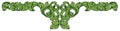 Filigree Leaf Pattern Floral Scroll Pattern Royalty Free Stock Photo