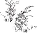 Ornamental Floral Vector Illustration
