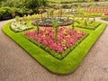 Ornamental Flower Bed Royalty Free Stock Photo