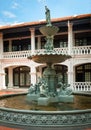 Ornamental fountain at the courtyard