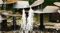 Ornamental fountain in a roundabout of MaÃÂ§anet