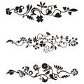 Ornamental frieze designs Royalty Free Stock Photo