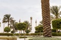 Ornamental garden adjoining to the presidential palace - Qasr Al Watan in Abu Dhabi city, United Arab Emirates