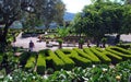 Ornamental garden in medieval village Marvao