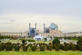 The ornamental garden in Naqsh-e Jahan Square, Isfahan, Iran.