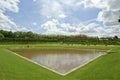 Ornamental gardens near castle of Villandry, France Royalty Free Stock Photo