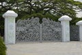 Ornamental gates at Singapore Botanical Gardens