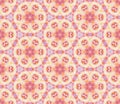 Ornamental geometric watercolor hand painted summer colourful seamless background.