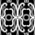 Ornamental greek vector seamless pattern. Royalty Free Stock Photo