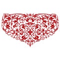 Ornamental heart shape