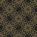 Ornamental islamic seamless pattern. Vector abstract background. Royalty Free Stock Photo