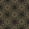 Ornamental islamic seamless pattern. Vector abstract background.