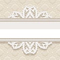 Ornamental lace background