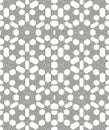 Ornamental linear pattern. Detailed vector illustration. Seamless black and white texture. Mandala design element.