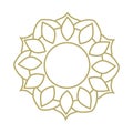 Ornamental mandala Royalty Free Stock Photo