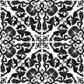 Ornamental medieval pattern. Ornamental medieval pattern. Vector black and white background. Floral template for textile, carpet,