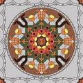 Ornamental morocco seamless pattern.