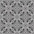 Ornamental pattern. Black and white pattern vector. Kaleidoscopic pattern. Mirror reflection.