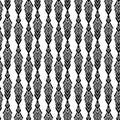 Ornamental pattern design. Background for textile or wall paper. Black and white Royalty Free Stock Photo