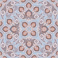 Ornamental pattern. Floral geometric orienal ornament Royalty Free Stock Photo