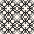 Ornamental pattern with floral shapes, mesh, grid, lattice, lace. Royalty Free Stock Photo